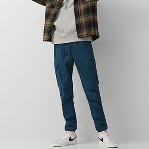 DJAB Simons Teal Cotton Cargo Jogger Pants